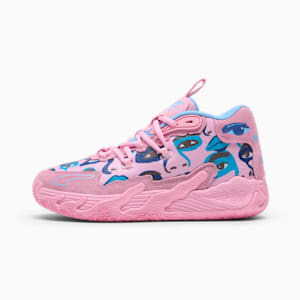 Cheap Atelier-lumieres Jordan Outlet x LAMELO BALL x KIDSUPER MB.03 Big Kids' Basketball Shoes, Pink Lilac-Team Light Blue, extralarge